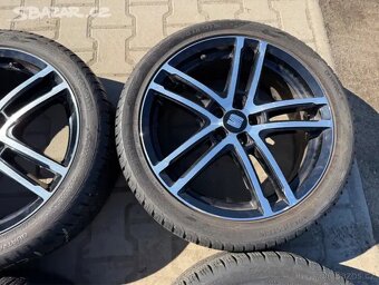 4x al kola 5x100 18 + pneu celoroční 215/45 R18 - 4