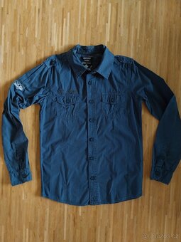Chlapecké sako vel. 164, zn. H&M, košile - 4