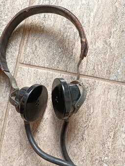 bakelitové sluchátka Tesla - 4