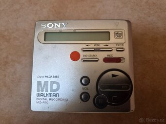 Prodám sbírku 5× Sony MiniDisc Walkman - 4