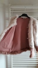 Dívčí zimní kožíšek kabátek Next v.140 -10 let - 4
