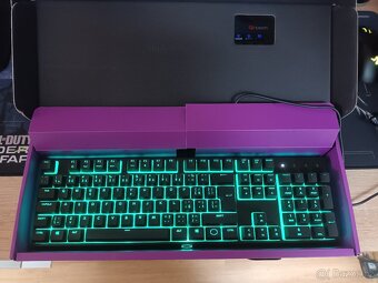 Herní klávesnice - Cooler Master MK110, RGB, CZ - 4