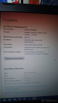 Notebook HP 250 G7 15,6“ - 4
