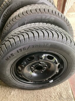 Zimní pneu + disky - 5x100 - 175/70 r 14 - 4