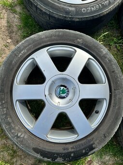 Originální hliníkové disky Škoda R16 5x112 - 4