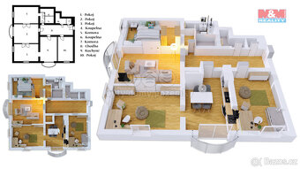 Prodej bytu 4+1, 148 m², Praha - Nové Město, ul. Trojická - 4