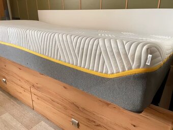 Postel jednolůžková 200x90 cm - rošt a matrace - 4