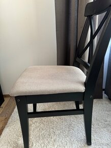 Černá židle Ingolf Ikea - 4