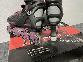 Nové inline brusle TRI-GOLD - 4