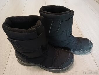 Zimní nepromokavé boty Decathlon, vel. 36 černé - 4