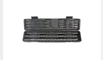 SADA 11 KUSŮ VRTÁKŮ DO BETONU SDS + V KUFRU - 4