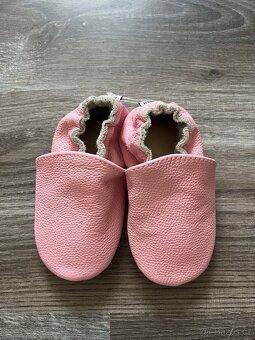 Nové Dětské kožené capáčky / boty pro miminko nazouvací - 4