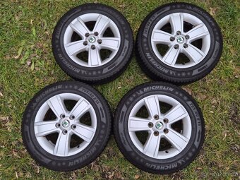 Kompletní zimní ALU kola Škoda PYXIS - 205/60 R15 - 5x112 - 4