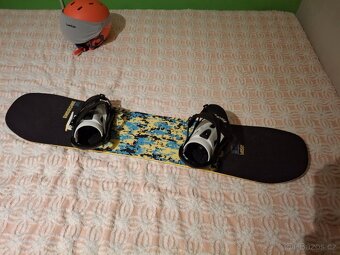 Dětský snowboard s vázáním - 4