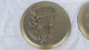 Alfons Mucha - reliéf 57161 + 57162 - 4
