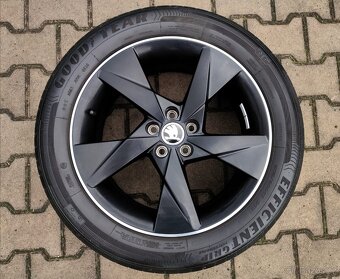 Alu kola originál Škoda Scala, Kamiq 5x100 R17 Volnas - 4