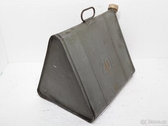 20L Trojůhelníkový Plechový Kanystr Retro - 4