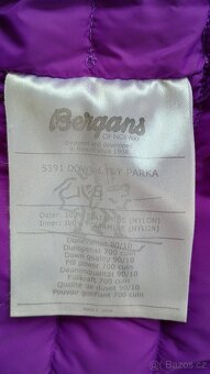 BERGANS DÁMSKÁ ZIMNÍ PÉŘOVÁ BUNDA PARKA S M 36 38 - 4