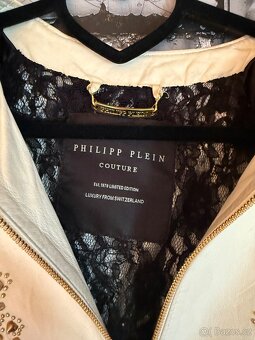 LUXUSNÍ KOŽENÁ BUNDA PHILIPP PLEIN VEL.S - 4