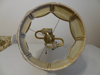 Mosazná stolní lampa antik - 4