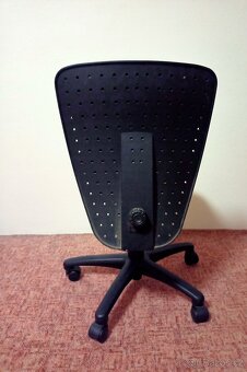 Židle dětská žákovská otočná modrá - 4