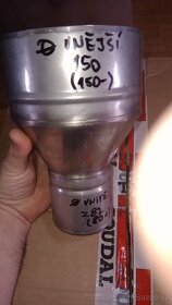 Nerez komínové díly, 150mm, roura,redukce... - 4