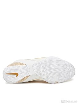 Nové Boxerské boty NIKE Machomai 3 - Bílá/Zlatá - 4