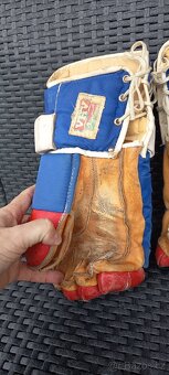 RETRO HOKEJOVÉ RUKAVICE - 4