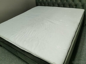 Nová šedá boxspring postel PEMBROKE 180x200 cm - 4
