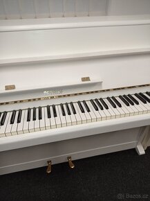 Bílé piano, pianino, klavír Petrof-Forster - 4