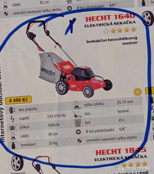Elektrická sekačka Hecht - 4