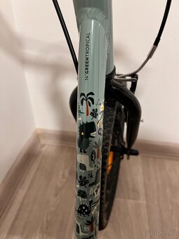 BTWIN Dětské 14" kolo-odrážedlo 2v1 Discover 900 + Vodící t - 4