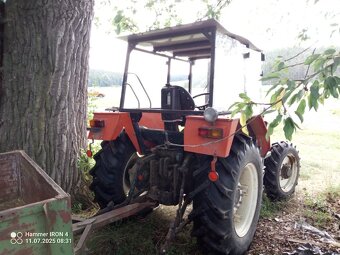 zetor 5245 s čelním nakladačem cabrio s SPZ - 4
