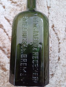 Pivni láhev KOMOTAU včetně patentniho uzávěru.Lékárnická láh - 4