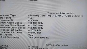 i7-3770 a i7-3770K a Xeony Ivy Bridge socket LGA  1155 - 4