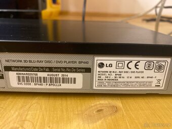 LG BP440 Blueray 3D DVD přehrávač - 4