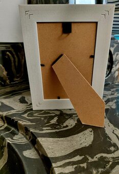 Zlatý rámeček, 3D obraz & GOLD kytka - 4