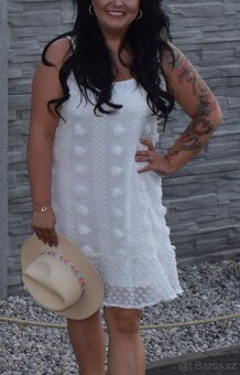 Bílé letní šaty - 4