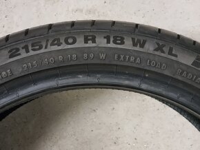 4ks letních pneu CONTINENTAL ContiSportContact5 215/40 R18 - 4