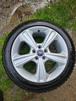Alu kola Ford 7.5x17" ET 52.5 rozteč děr 5x108 zimní sada - 4
