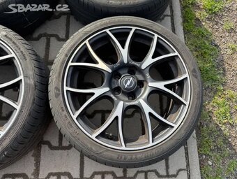 4x al kola 5x105 18 + pneu letní 225/40 R18 - 4