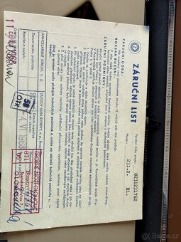 Kufříkový psací stroj CONSUL včetně záručního listu - 4