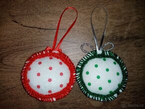 Vánoční ozdoby . baňky - 4