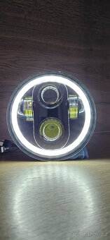 Zetor přední LED světla 143mm 5,75' (angel eyes) - 4