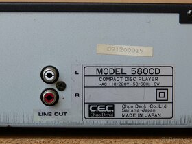 C.EC. - 580 CD PLAYER (Hi-Fi, Audiofil CD přehrávač) - 4