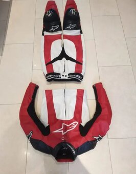 Alpinestars Octane-Dámská(Dětská) kožená moto kombinéza - 4