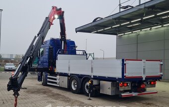MAN TGX 26.510 - 6x2 – Valník + HR-HMF 3220K-RCS – EURO 6 - 4