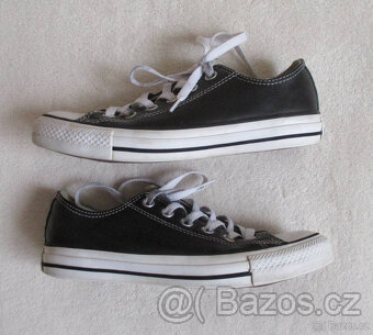 Kožené tenisky Converse černé nízké 37,5 - 4
