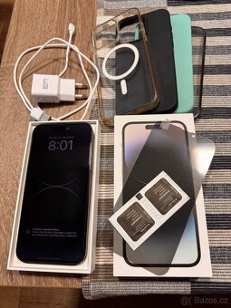 Apple iPhone 14 ProMax, 128GB, černý, krásný stav - 4