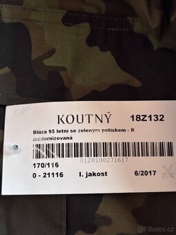 Maskáče vz.95 komplet letní - 4